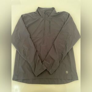 Men’s Balance Collection Black Windbreaker Size Small Quarter Zip